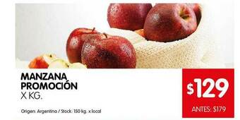 Disco Manzana Promoción oferta