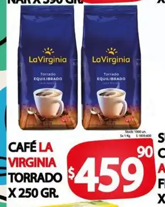 Supermercados Mariano Max Café La Virginia oferta