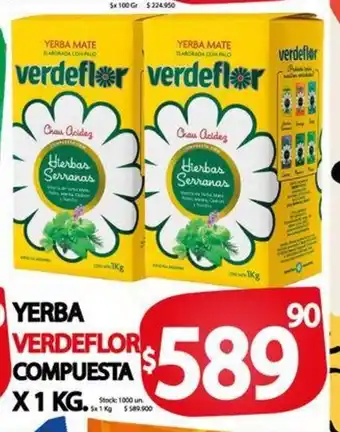 Supermercados Mariano Max Yerba Verdeflor oferta