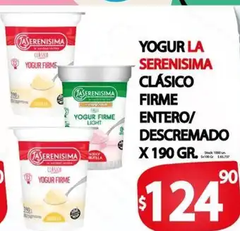Supermercados Mariano Max Yogur La Serenisima oferta