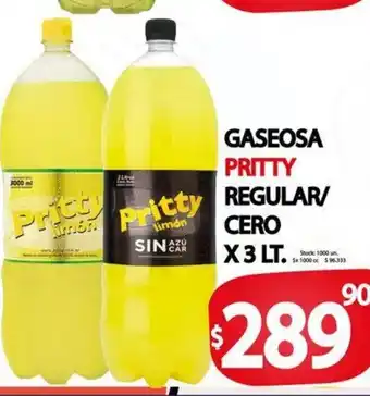 Supermercados Mariano Max Gaseosa Pritty oferta