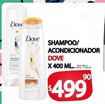 Supermercados Mariano Max Shampoo / Acondicionador Dove oferta