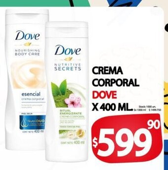 Supermercados Mariano Max Crema Corporal Dove oferta