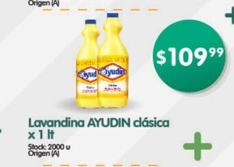 Supermercados Buenos Días Lavandina Ayudin Clásica x 1 lt oferta