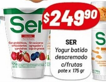 Almacor Ser Yogur Batido Descremado c/Frutas oferta