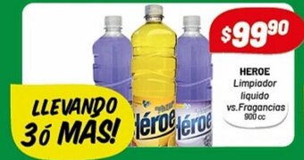 Almacor Heroe Limpiador Liquido vs Fragancias oferta