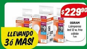 Almacor Osram Lámparas Led 12w, Fria Cálida oferta