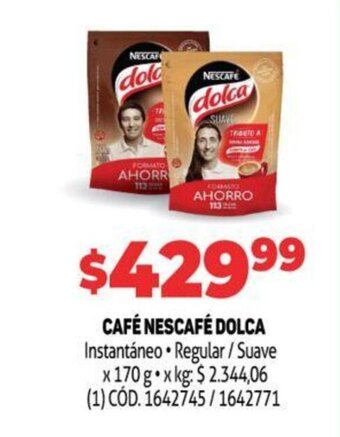 Makro Café Nescafé Dolca oferta