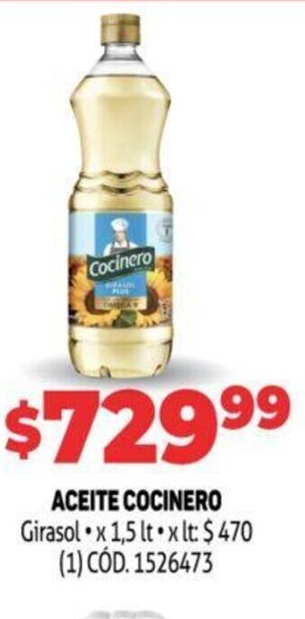 Makro Aceite Cocinero oferta