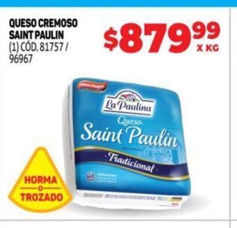 Makro Queso Cremoso Saint Paulin oferta