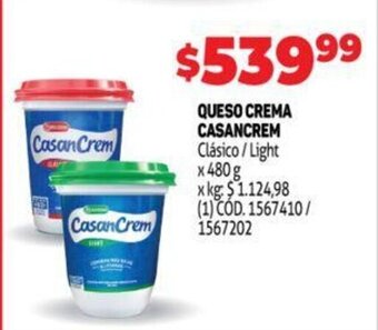 Makro Queso Crema Casancrem oferta