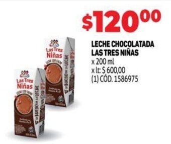 Makro Leche Chocolatada Las Tres Niñas oferta