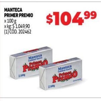 Makro Manteca Primer Premio oferta