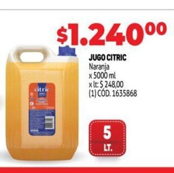 Makro Jugo Citric oferta