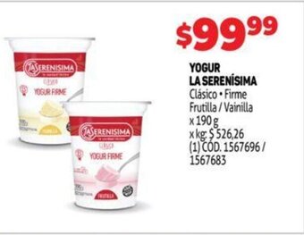 Makro Yogur La Serenísima oferta