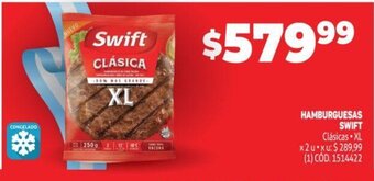 Makro Hamburguesas Swift oferta