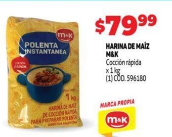 Makro Harina De Maíz M&K oferta