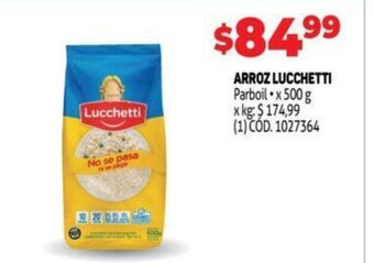 Makro Arroz Lucchetti oferta