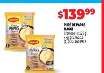 Makro Puré de Papas Maggi oferta