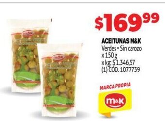 Makro Aceitunas M&K oferta