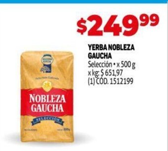Makro Yerba Nobleza Gaucha oferta