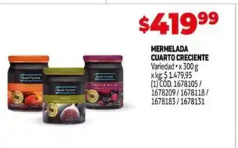 Makro Mermelada Cuarto Creciente oferta