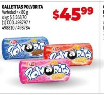 Makro Galletitas Polvorita oferta
