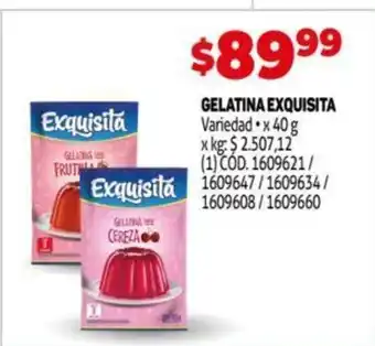 Makro Gelatina Exquisita oferta