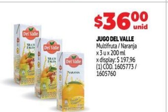 Makro Jugo Del Valle oferta