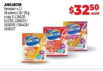 Makro Jugo Arcor oferta