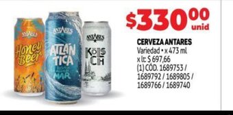 Makro Cerveza Antares oferta