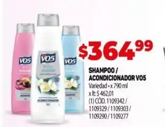 Makro Shampoo / Acondicionador V05 oferta