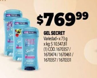Makro Gel Secret oferta