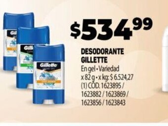 Makro Desodorante Gillette oferta