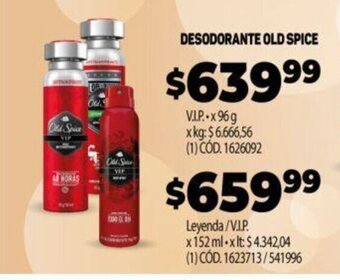 Makro Desodorante Old Spice oferta