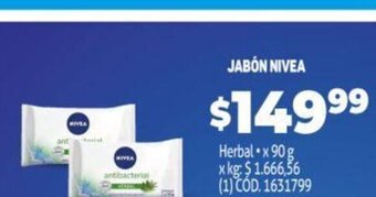 Makro Jabón Nivea oferta