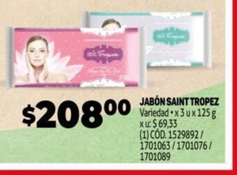 Makro Jabón Saint Tropez oferta
