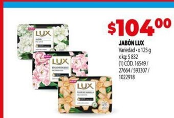Makro Jabón Lux oferta