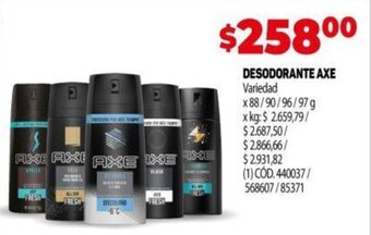 Makro Desodorante Axe oferta
