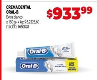 Makro Crema Dental Oral-B oferta