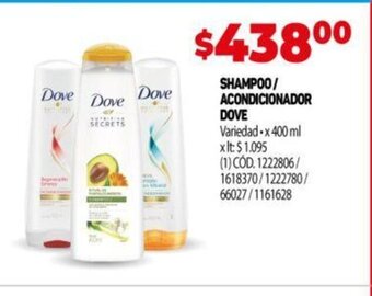 Makro Shampoo / Acondicionador Dove oferta