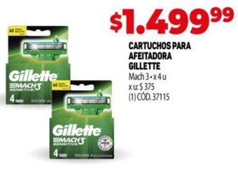 Makro Cartuchos Para Afeitadora Gillette oferta