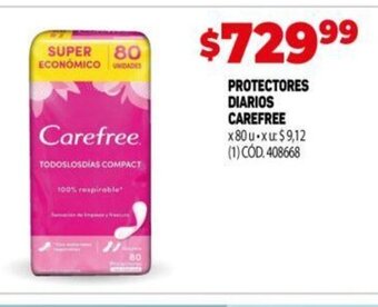 Makro Protectores Diarios Carefree oferta