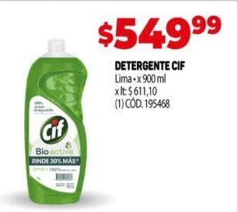 Makro Detergente Cif oferta