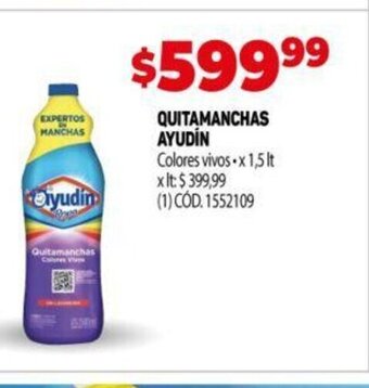 Makro Quitamanchas Ayudín oferta