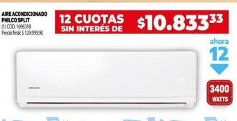 Makro Aire Acondicionado Philco Split oferta