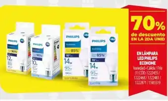 Makro Lámpara Led Philips Ecohome oferta