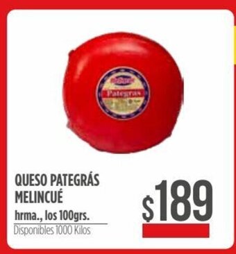Supermercados Vea Queso Pategràs Melincué oferta