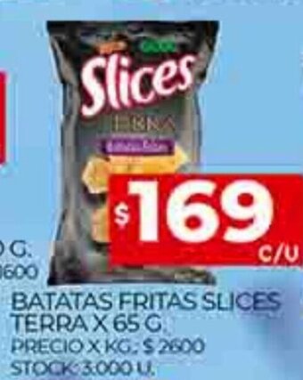 Supermercados DIA Batatas Fritas Slices Terra x 65g oferta