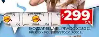 Supermercados DIA Mozzarella El Prado x 250g oferta